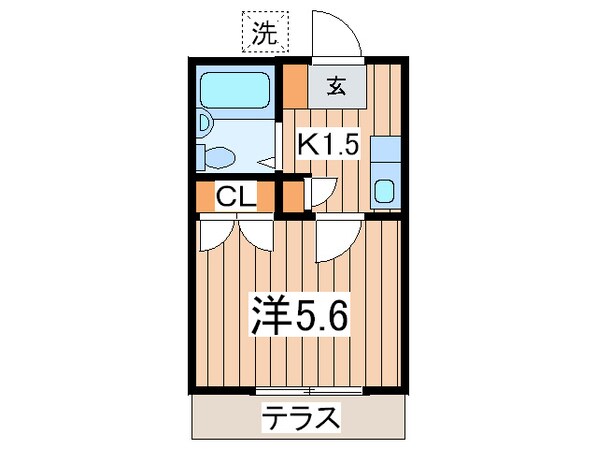 ビュ－テラス常盤台の物件間取画像